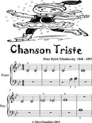 cover image of Chanson Triste Beginner Piano Sheet Music